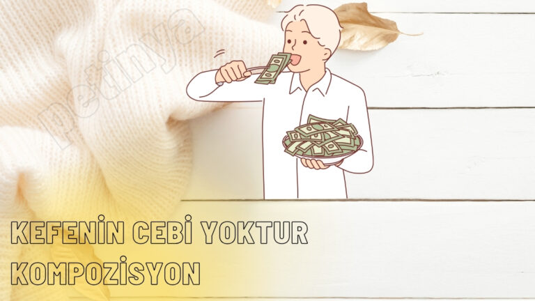 kefenin cebi yok kompozisyon