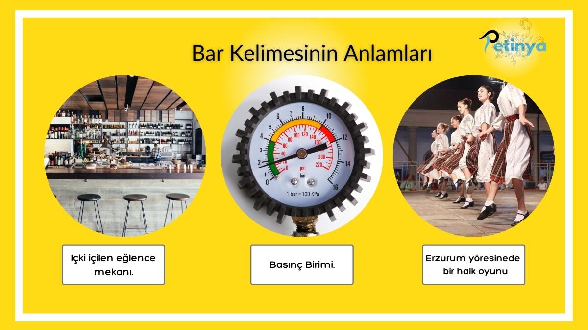 Bar Kelimesi ile İlgili Cümleler