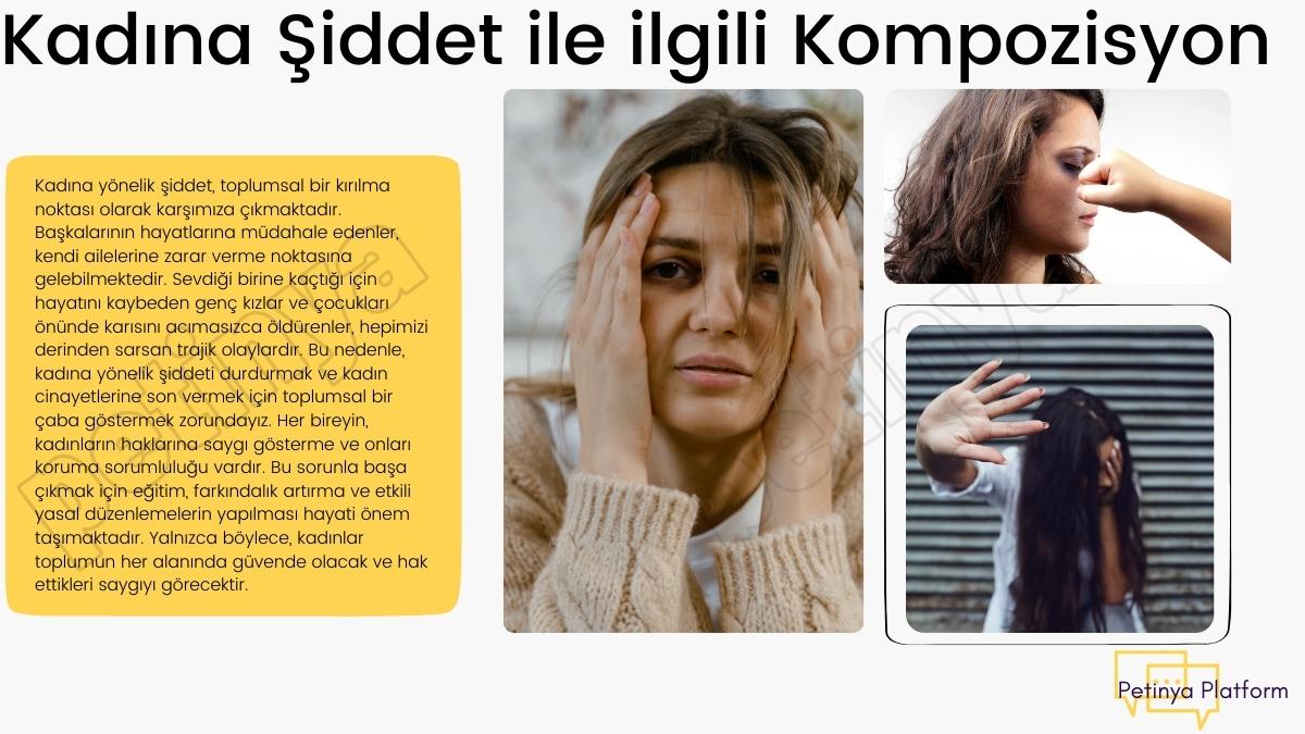 Kadınlara Şiddetle İlgili Kompozisyon