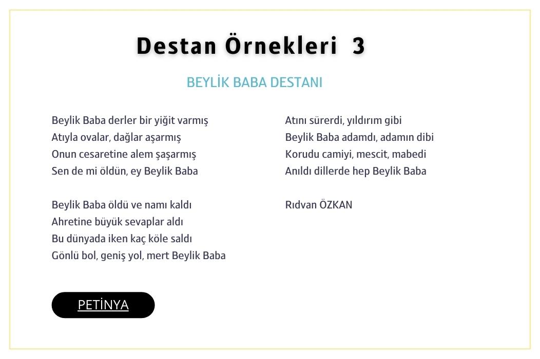 destan ornekleri 3