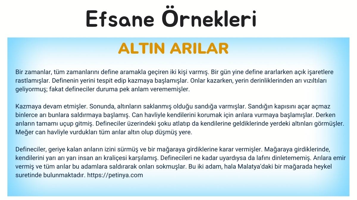 Efsane Örnekleri 1