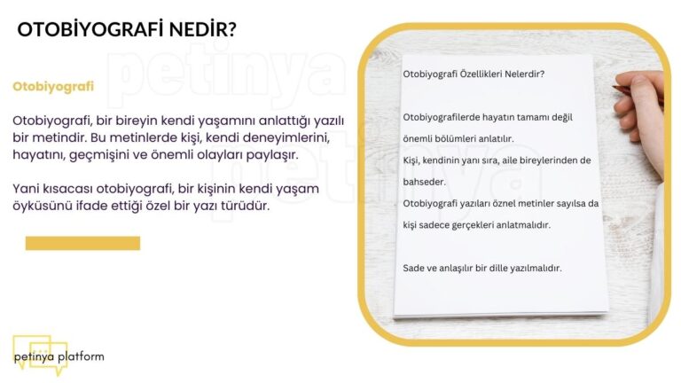 Otobiyografi Nedir?