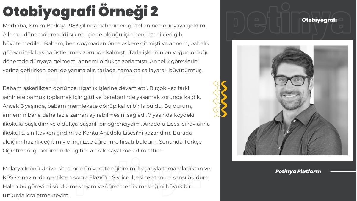 Otobiyografi Örneği 2