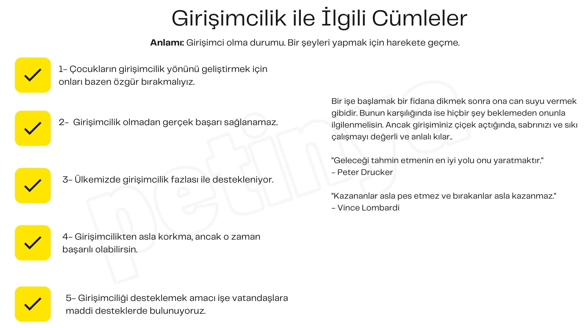 girisimcilik ile ilgili cumleler 1