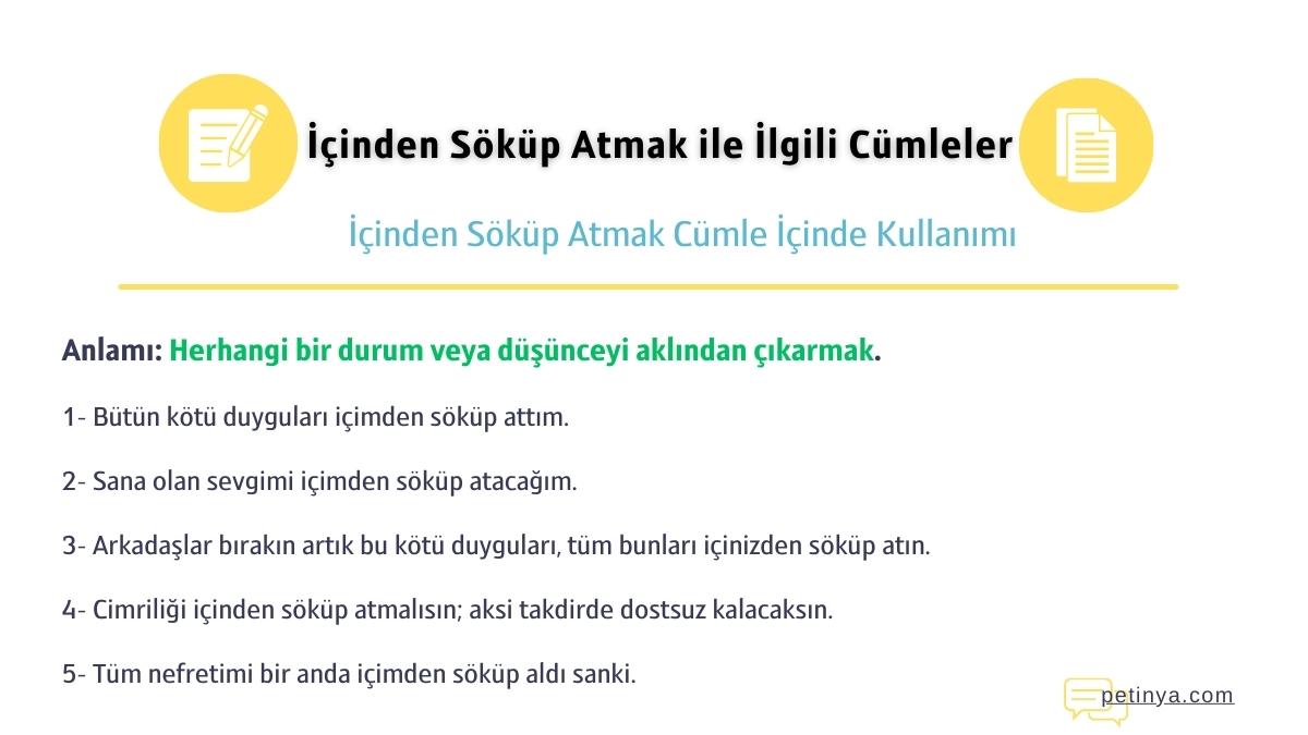 icinden sokup atmak ile ilgili cumleler