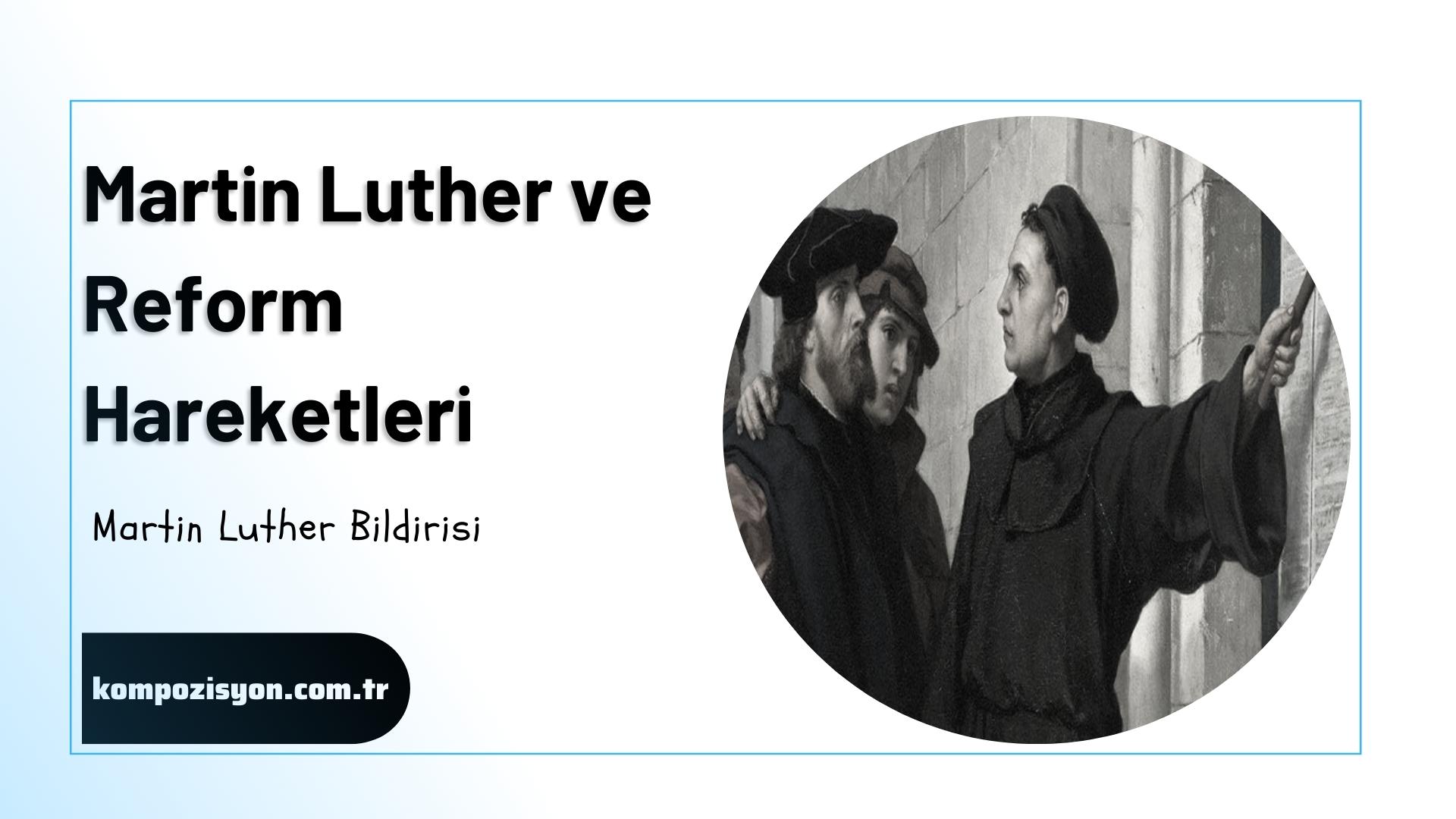 martin luther bildirisi